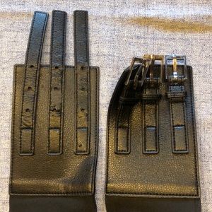 BLACK THICK STRETCH BELT